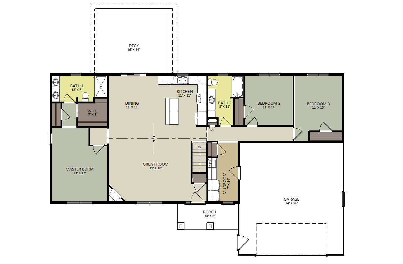 Havergate First Floor Floor Plan